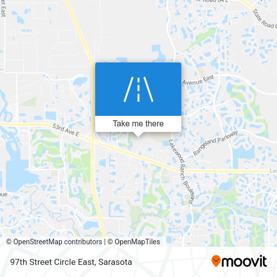 Mapa de 97th Street Circle East