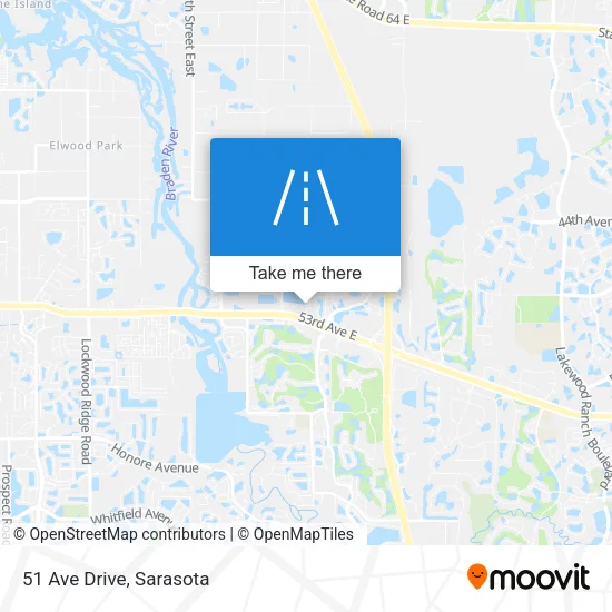 51 Ave Drive map
