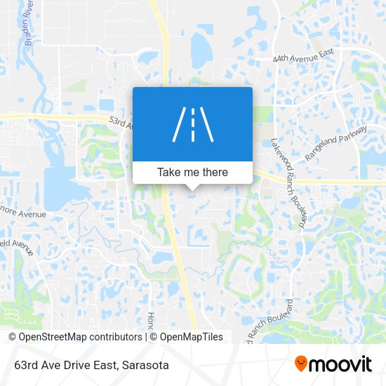 63rd Ave Drive East map