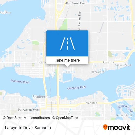 Lafayette Drive map