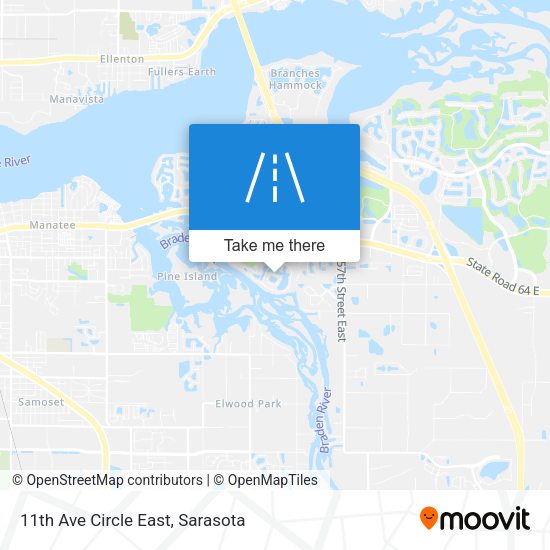 Mapa de 11th Ave Circle East