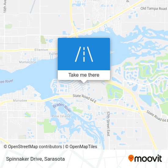Mapa de Spinnaker Drive