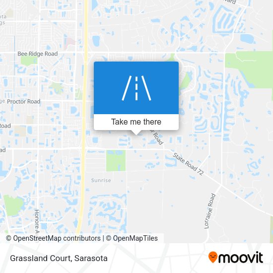 Mapa de Grassland Court