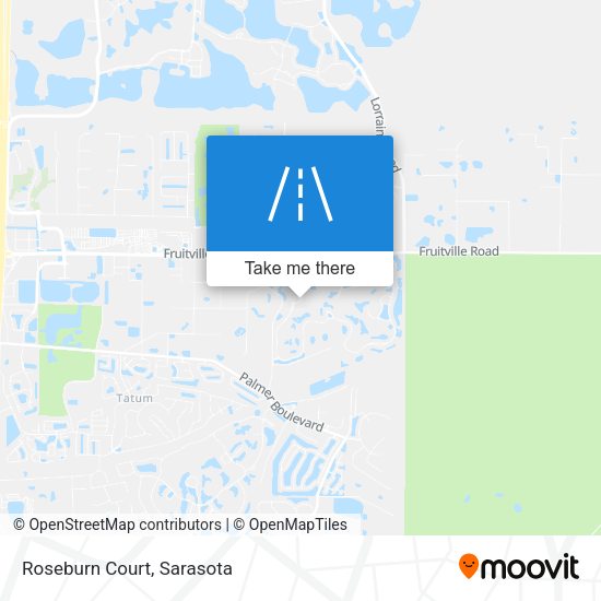 Mapa de Roseburn Court