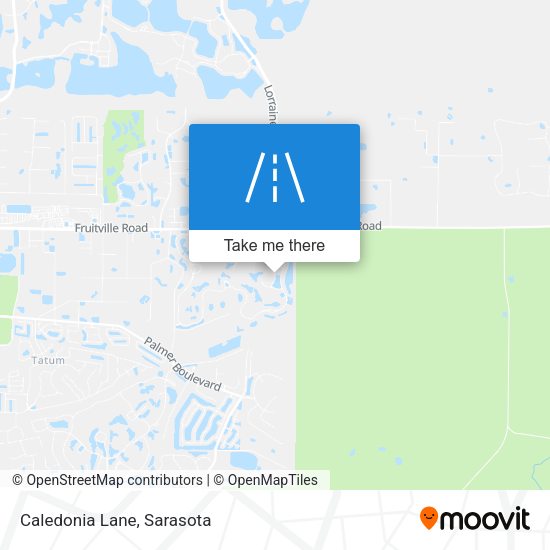 Mapa de Caledonia Lane