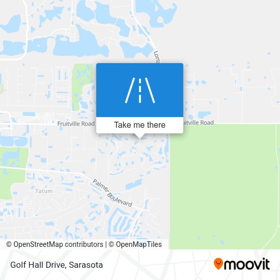 Mapa de Golf Hall Drive