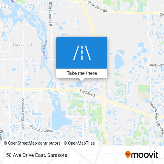 Mapa de 50 Ave Drive East