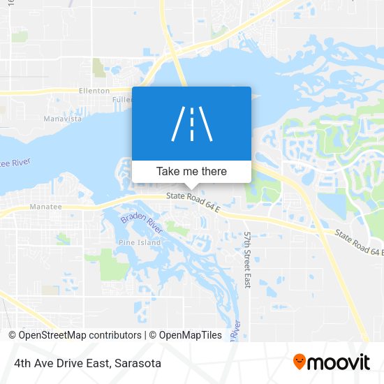 Mapa de 4th Ave Drive East