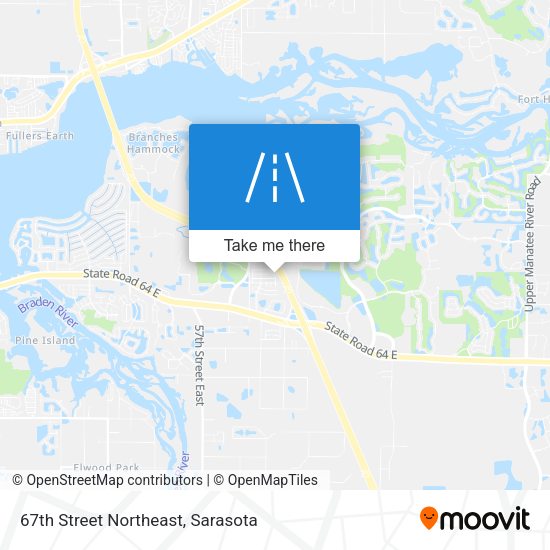 Mapa de 67th Street Northeast