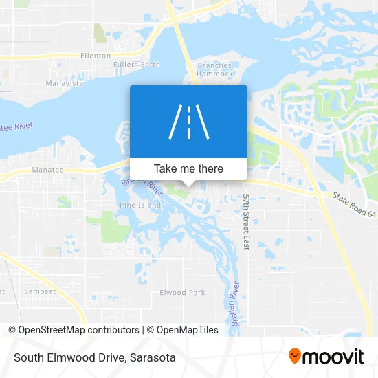 South Elmwood Drive map