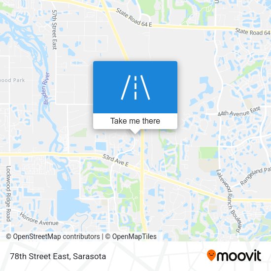 Mapa de 78th Street East