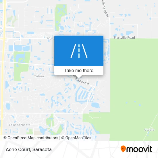 Aerie Court map