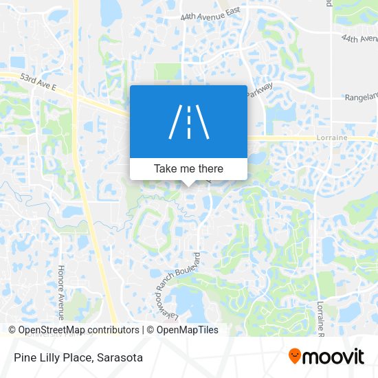 Mapa de Pine Lilly Place