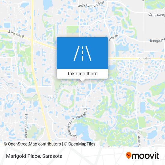 Mapa de Marigold Place