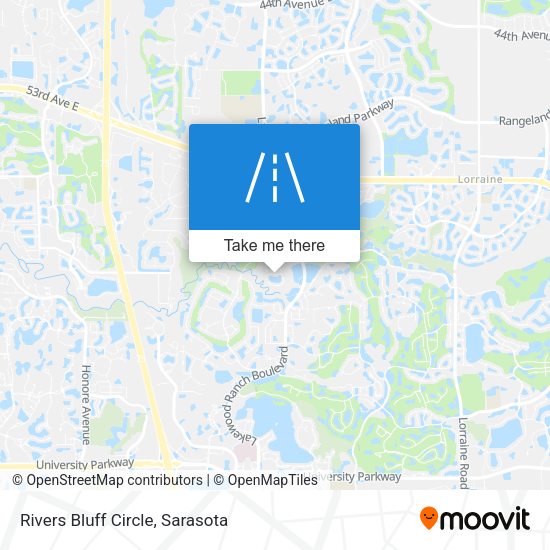 Mapa de Rivers Bluff Circle