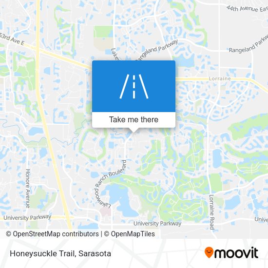 Honeysuckle Trail map