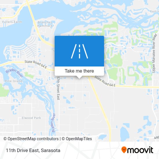 Mapa de 11th Drive East