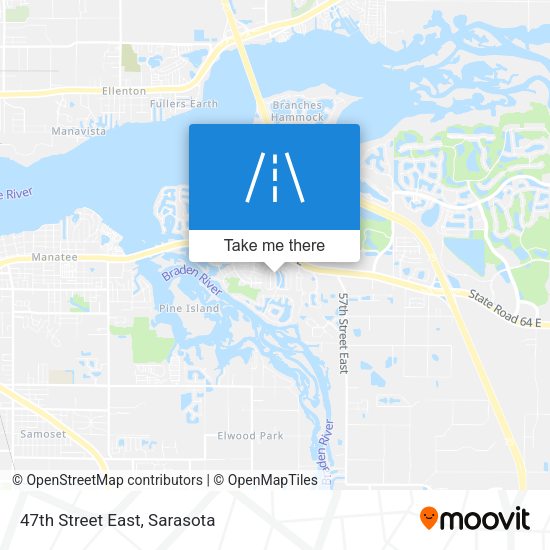 47th Street East map
