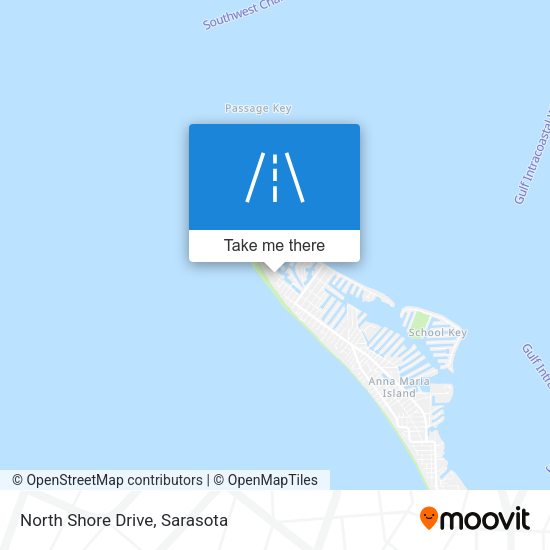 North Shore Drive map