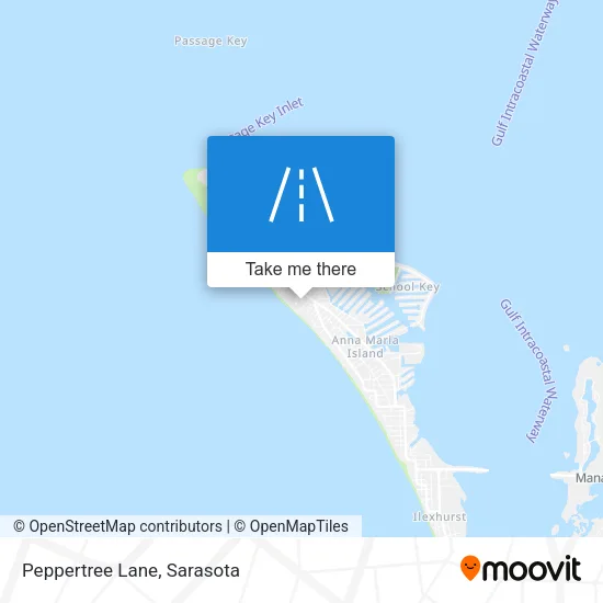 Peppertree Lane map