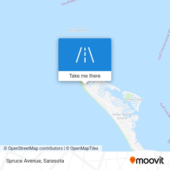 Mapa de Spruce Avenue