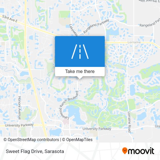 Mapa de Sweet Flag Drive