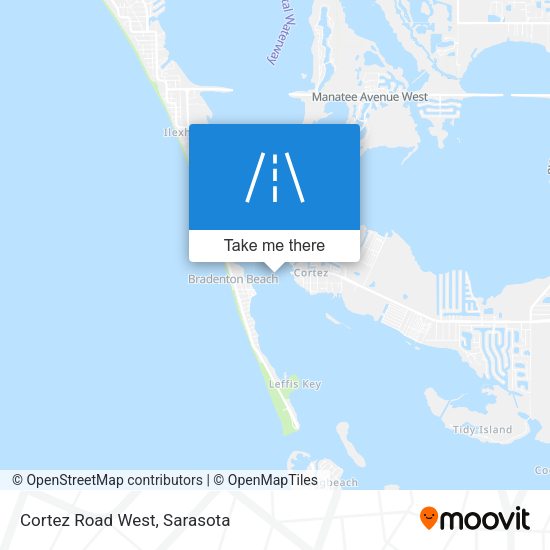 Mapa de Cortez Road West