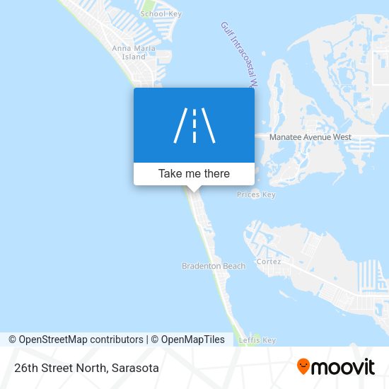 26th Street North map