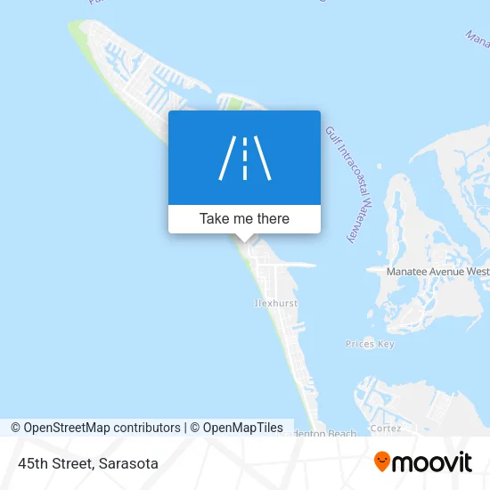 45th Street map