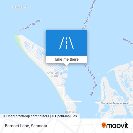 Baronet Lane map