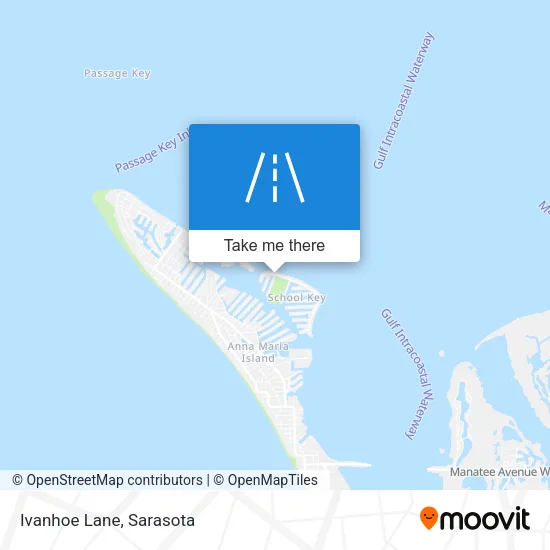 Ivanhoe Lane map