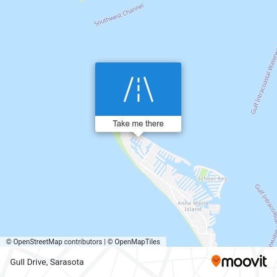 Gull Drive map