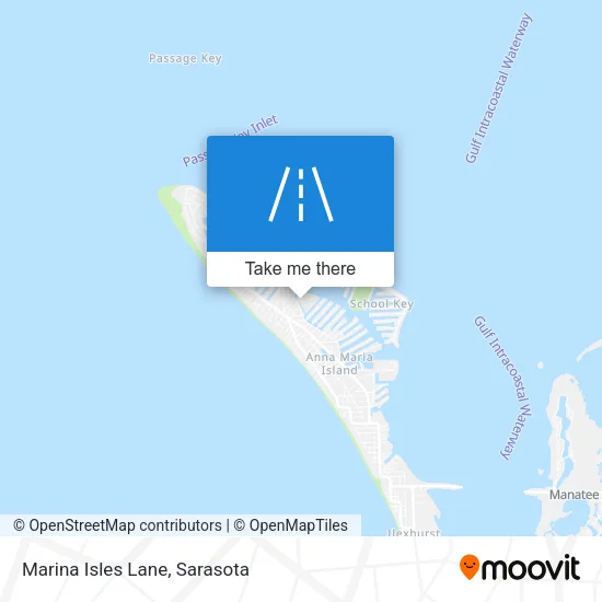 Marina Isles Lane map