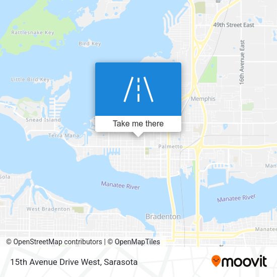 Mapa de 15th Avenue Drive West