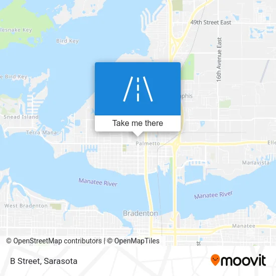B Street map