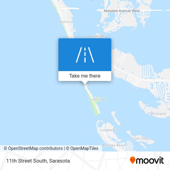 11th Street South map