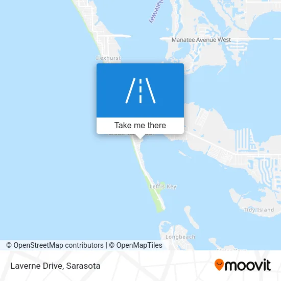 Laverne Drive map
