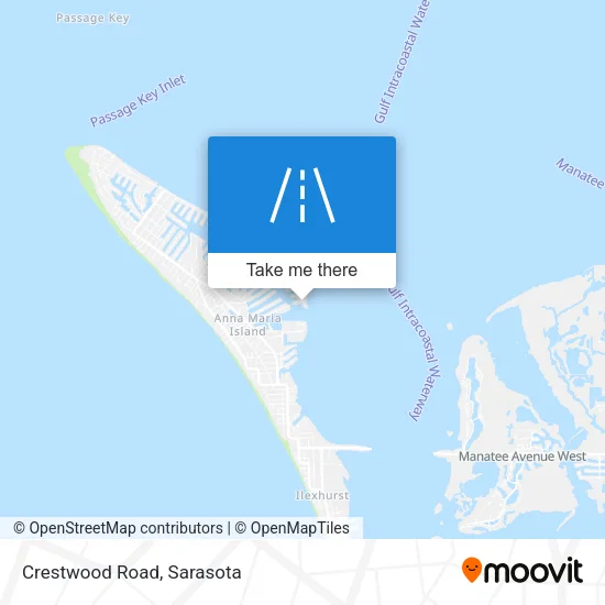 Crestwood Road map