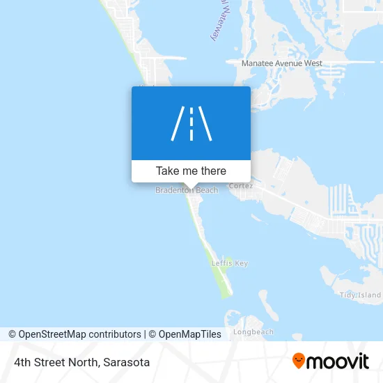 4th Street North map