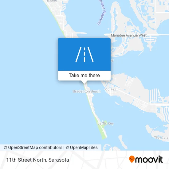 11th Street North map