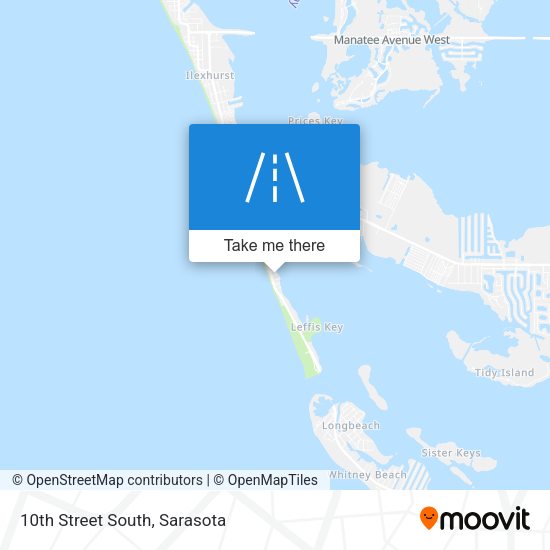 10th Street South map