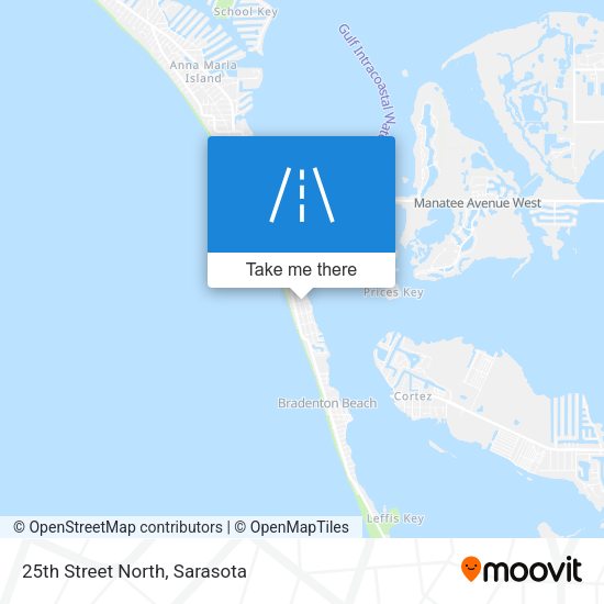 25th Street North map