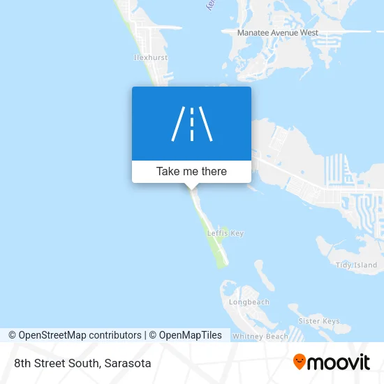 8th Street South map