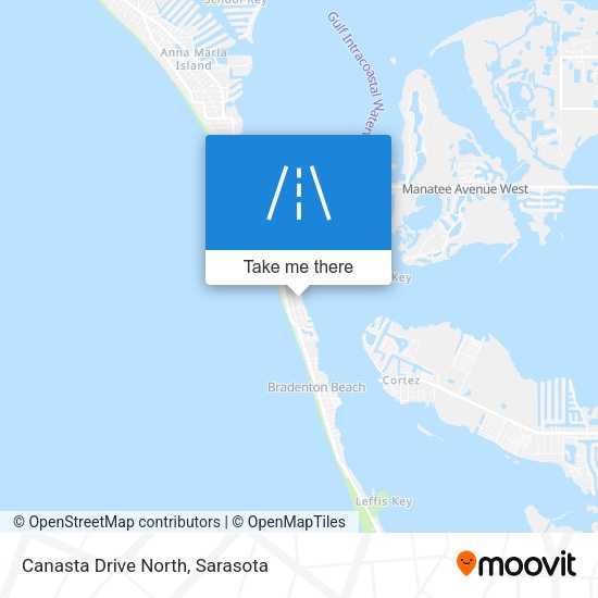 Canasta Drive North map