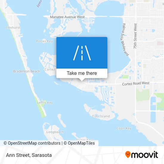 Ann Street map