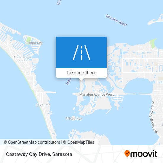 Mapa de Castaway Cay Drive