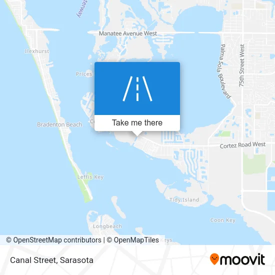 Canal Street map