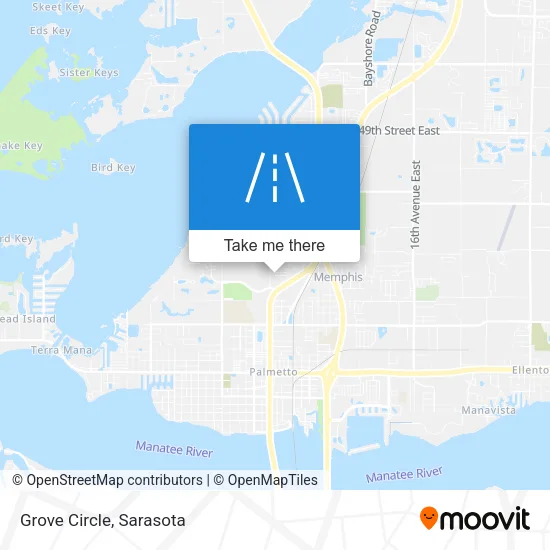 Grove Circle map