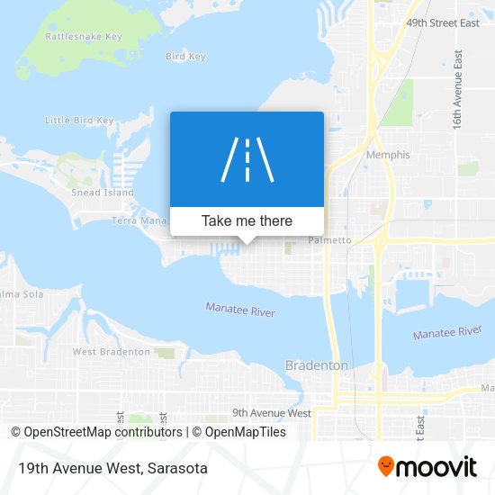 Mapa de 19th Avenue West