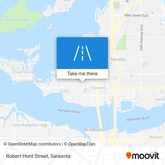 Mapa de Robert Hunt Street